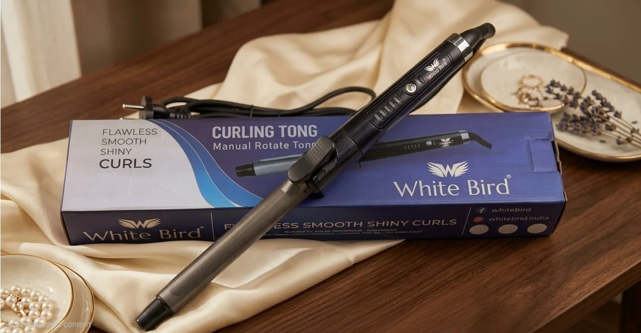 White Bird 22mm Rotate Curls Machine